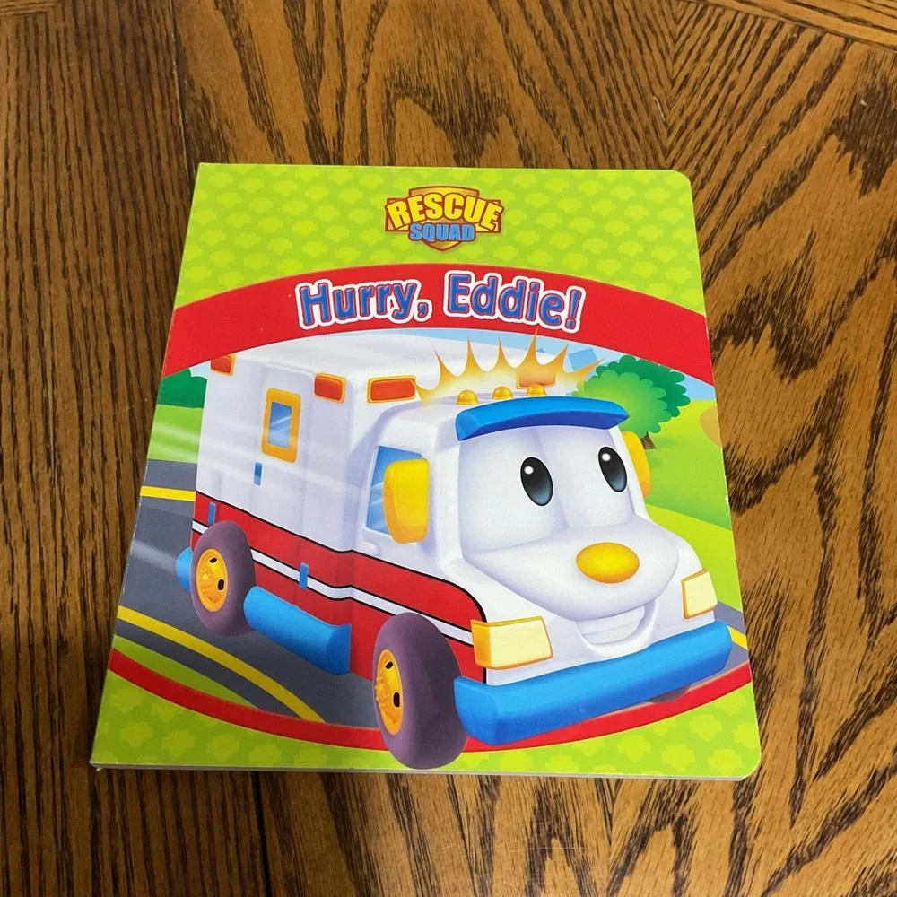 6 Rescue Squad, Things That Go & Trucks Adventure Board Books 📚 for young kids